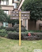 武侯區(qū)廣告制作社區(qū)指路導(dǎo)視牌